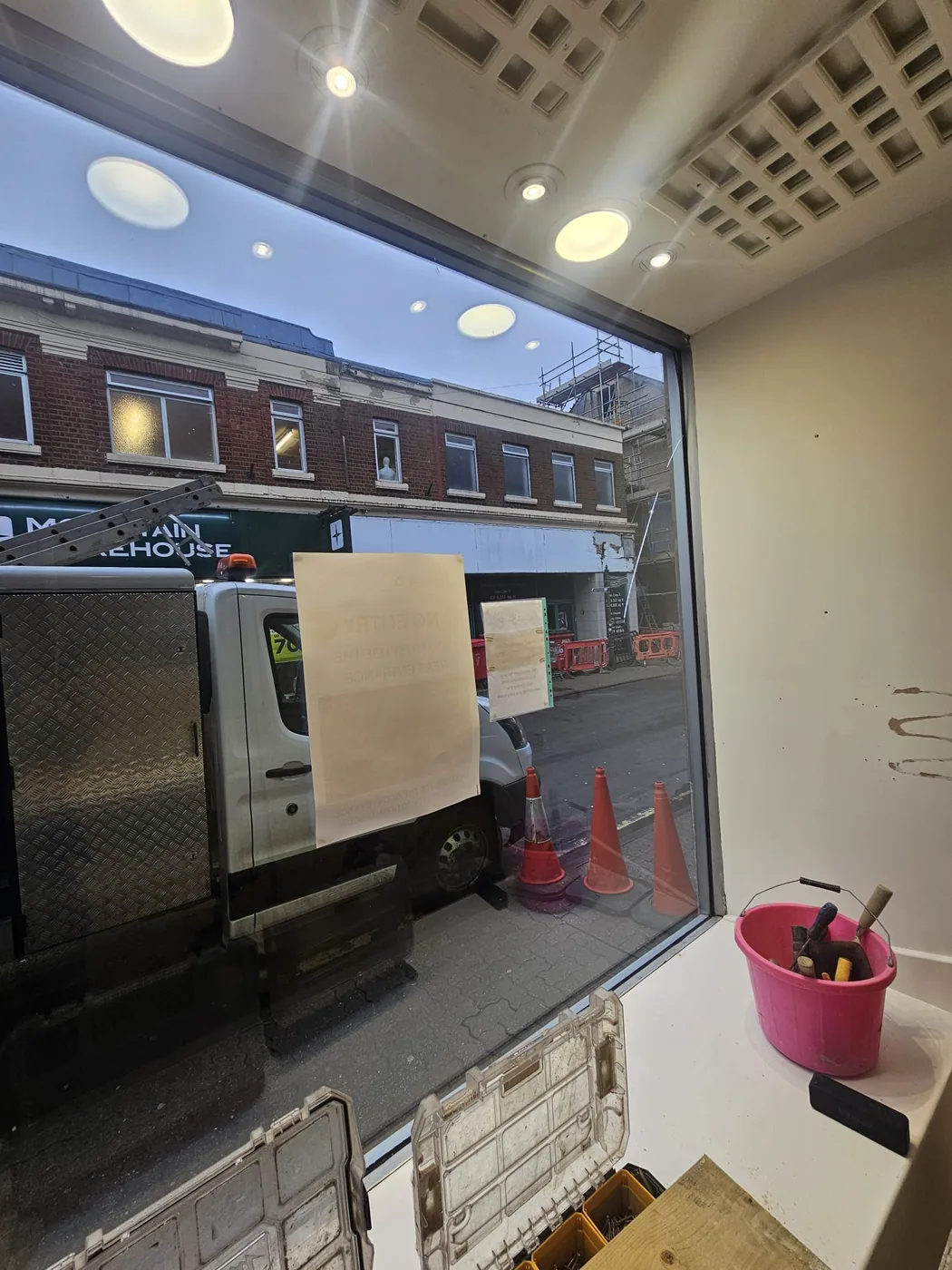 Completed commercial shopfront installation by Shutter & Shopfront