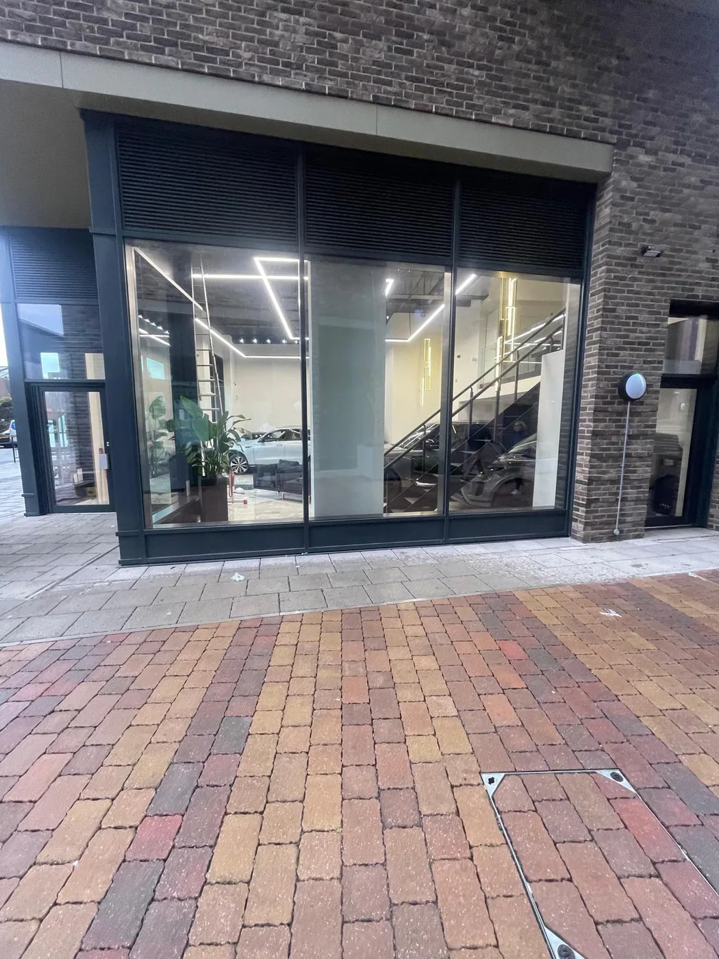 Completed commercial shopfront installation by Shutter & Shopfront